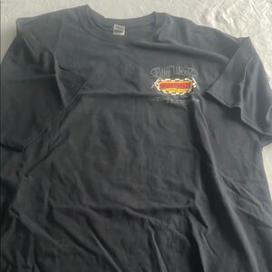 Gildan Black Short Sleeve Tee Casual Cotton Daytona Beach Bike week NWOT